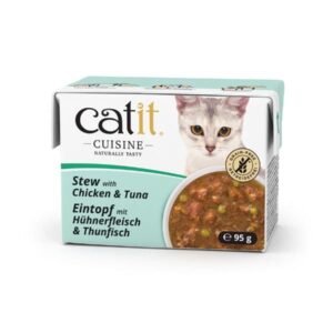 Catit Cuisine Stew with Chicken & Tuna 95g Wet Cat Food