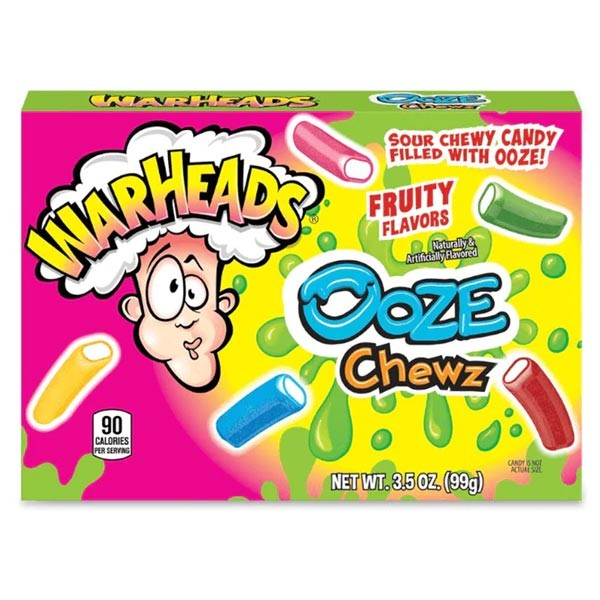 Warheads Sour Ooze Chewz Theatre Box 3.5oz