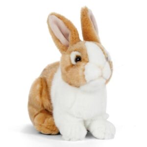 Living Nature Brown Pet Rabbit Soft Toy