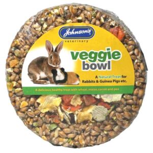 Johnson's Veggie Bowl Large for Rabbits & Guinea Pigs 150g