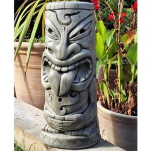Tongue Tiki Statue/Planter Stone Garden Ornament 51cm