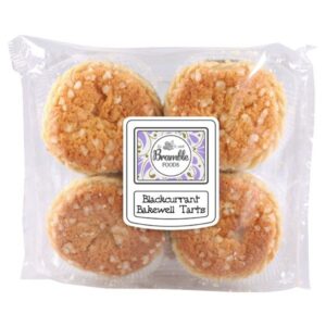 Bramble Foods Blackcurrent Bakewell Tarts 4 Pack