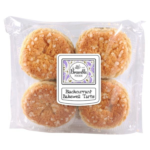 Bramble Foods Blackcurrent Bakewell Tarts 4 Pack 1 Bramble Foods Blackcurrent Bakewell Tarts 4 Pack