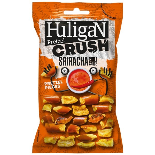 Huligan Sriracha Chilli Sauce Pretzel Pieces 65g