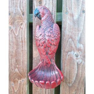 Parrot Hanging Stone Garden Ornament 29cm