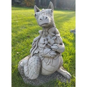 Romeo Dragon Stone Garden Ornament 37cm