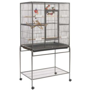 Rainforest Cages Oregon Flat Top Bird Cage with Stand
