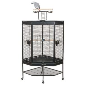 Liberta Cages Alaska Corner Parrot Cage with Playgym Top