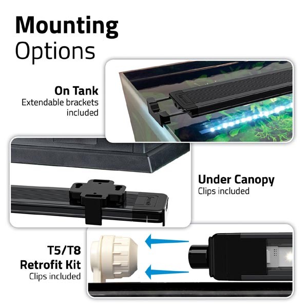Fluval Aquasky 3.0 Strip LED Lighting 115-146cm 7 Fluval Aquasky 3.0 Strip LED Lighting 115-146cm - Image 7