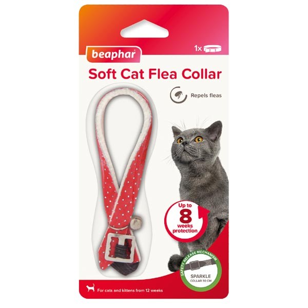 Beaphar Soft Velvet Flea Collar for Cats 1 Beaphar Soft Velvet Flea Collar for Cats