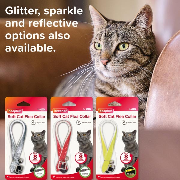 Beaphar Soft Velvet Flea Collar for Cats 4 Beaphar Soft Velvet Flea Collar for Cats - Image 4