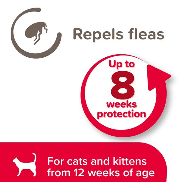 Beaphar Soft Glitter Flea Collar For Cats 2 Beaphar Soft Glitter Flea Collar For Cats - Image 2