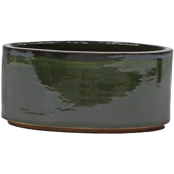 Cambridge Trough Glazed Planter Green 46cm 1 Cambridge Trough Glazed Planter Green 46cm