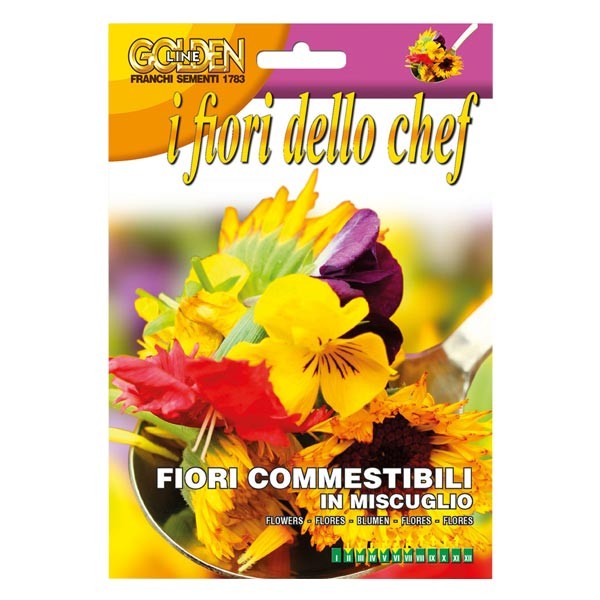 Franchi Seeds Mixed Edible Flowers 1 Franchi Seeds Mixed Edible Flowers