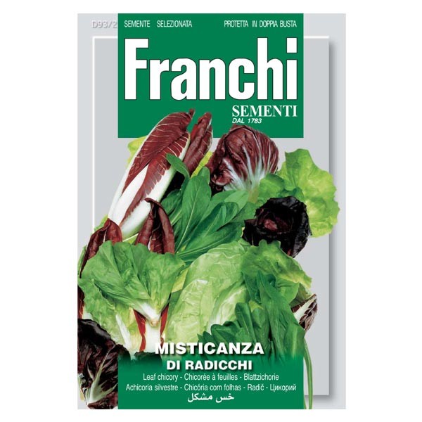 Franchi Seeds Mixed Radicchio Cicorie 1 Franchi Seeds Mixed Radicchio Cicorie