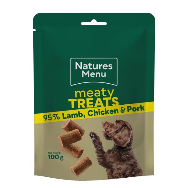 Natures Menu Dog Treat Lamb&Chk 100G 1 Natures Menu Dog Treat Lamb&Chk 100G