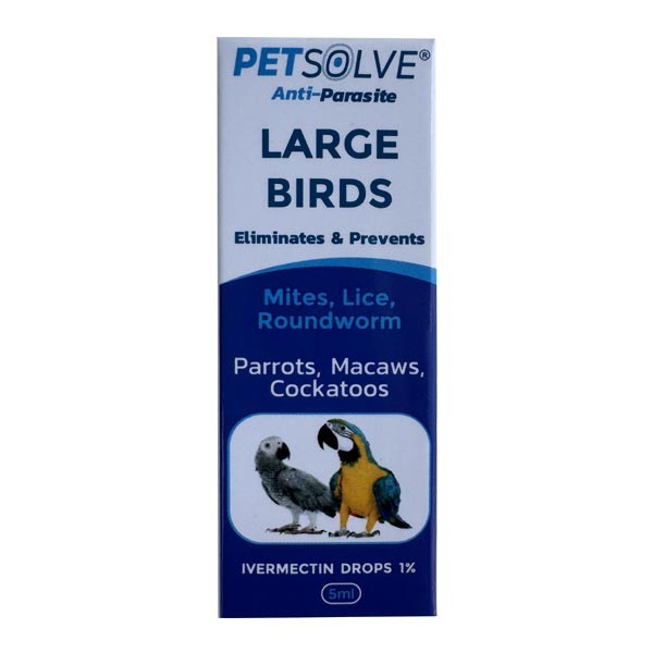 Petsolve Anti-Parasite Large Bird 5ml 1 Petsolve Anti-Parasite Large Bird 5ml