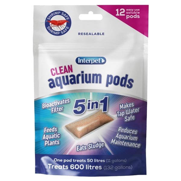 Interpet Clean Aquarium Pods 12pk 1 Interpet Clean Aquarium Pods 12pk