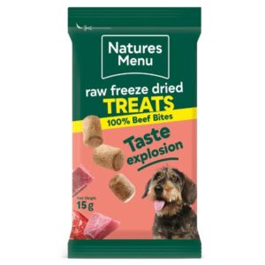 Natures Menu Freeze Dried Beef Bites 15g