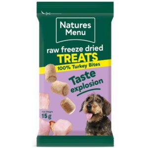 Natures Menu Freeze Dried Turkey Bites 15g