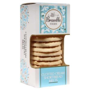 Bramble Foods Luxury Clotted Cream Shortbread Biscuits Melts 150g