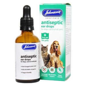 Johnsons Vet Antiseptic Ear Drops 50ml