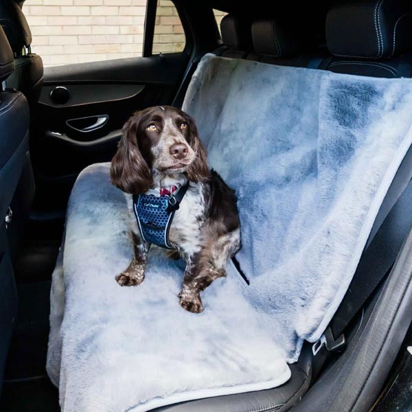 Pet Rebellion Comfy Car Seat Cover Faux Fur Backseat