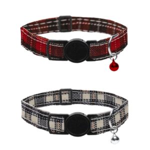 Tartan Print Cat Collar