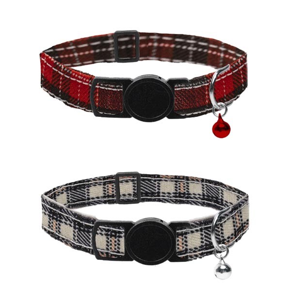 Tartan Print Cat Collar 1 Tartan Print Cat Collar
