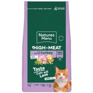 Natures Menu Cat High In Meat No Grain Turkey 3Kg