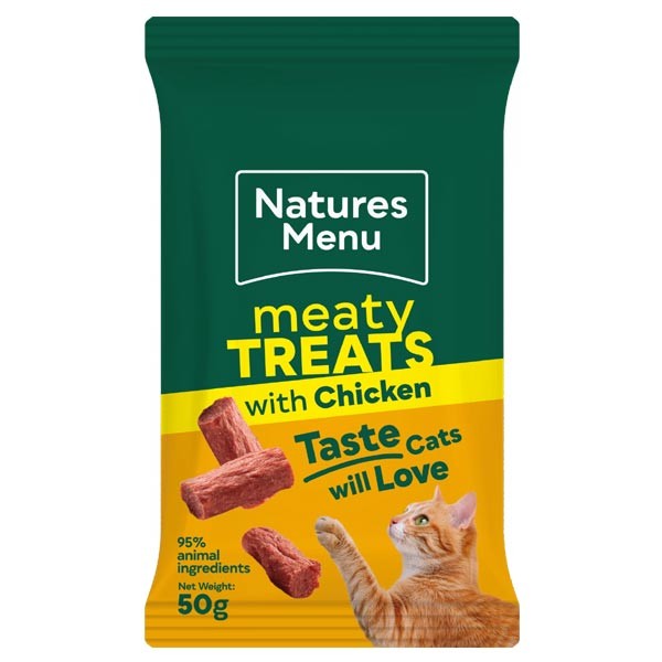 Natures Menu Cat Meaty Treat Chicken 50G 1 Natures Menu Cat Meaty Treat Chicken 50G