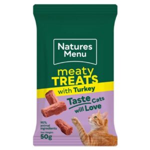 Natures Menu Cat Meaty Treat Turkey & Chicken 50G