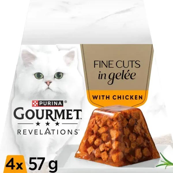 Gourmet Revelations Chicken Gelee 4 x 57g 1 Gourmet Revelations Chicken Gelee 4 x 57g
