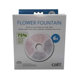 Catit Fountain Frameless Triple Action Filter 6 Pack