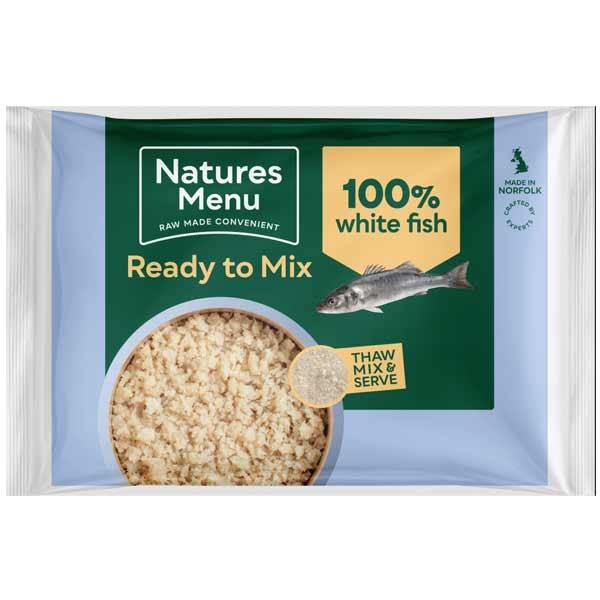 Natures Menu 400g Mince Block White Fish 1 Natures Menu 400g Mince Block White Fish