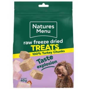 Natures Menu Freeze Dried Turkey Chunks 40g