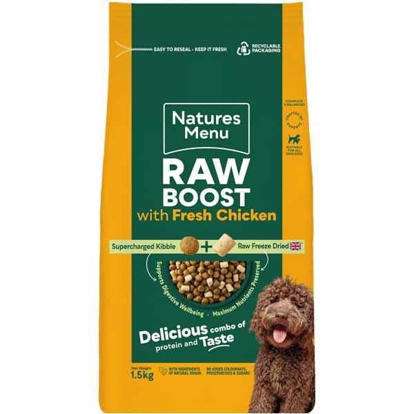 Natures Menu Raw Boost Chicken 1.5kg 1 Natures Menu Raw Boost Chicken 1.5kg
