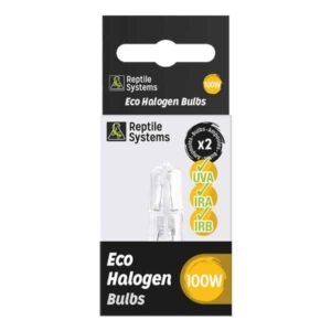 Reptile Systems Eco Halogen White 100w Replacement Lamp 2 Pack