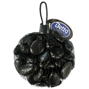 Betta Wet Look 1cm Black Pebbles 500g Bag