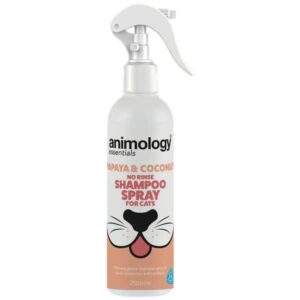 animology Essentials Papaya & Coconut No Rinse Shampoo Spray 250ml For Cats