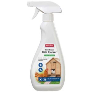 Beaphar DIMETHIcare Mite Blocker for Chickens & Aviary Birds & their Housing, 500ml