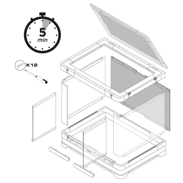 Exo Terra Vista 60 Panoramic Terrarium 2 Exo Terra Vista 60 Panoramic Terrarium - Image 2