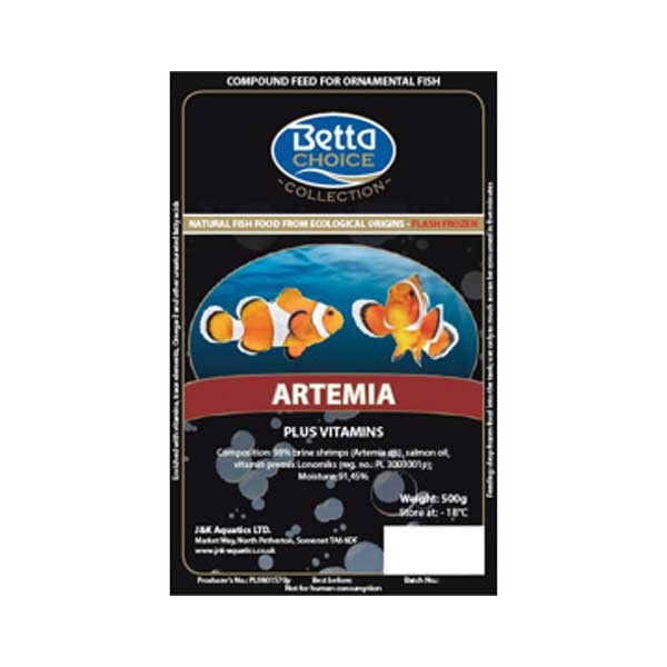 Betta Choice Artemia 500g 1 Betta Choice Artemia 500g