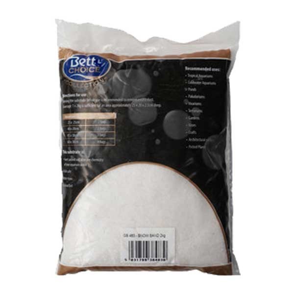 Betta Choice Snow Sand 2kg 2 Betta Choice Snow Sand 2kg - Image 2