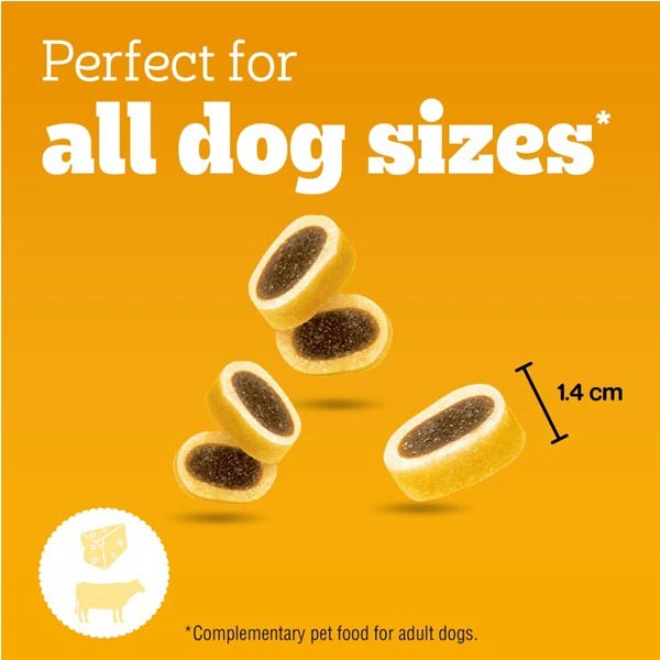 Pedigree Tasty Minis Beef & Cheese 140g Dog Treat 3 Pedigree Tasty Minis Beef & Cheese 140g Dog Treat - Image 3