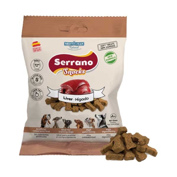 Serrano Snacks Liver Flavour Bites 100g