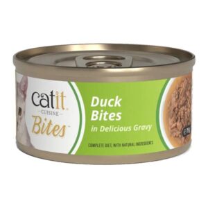Catit Duck Bites Wet Cat Food 75g