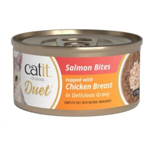 Catit Duet Salmon with Chicken 75g