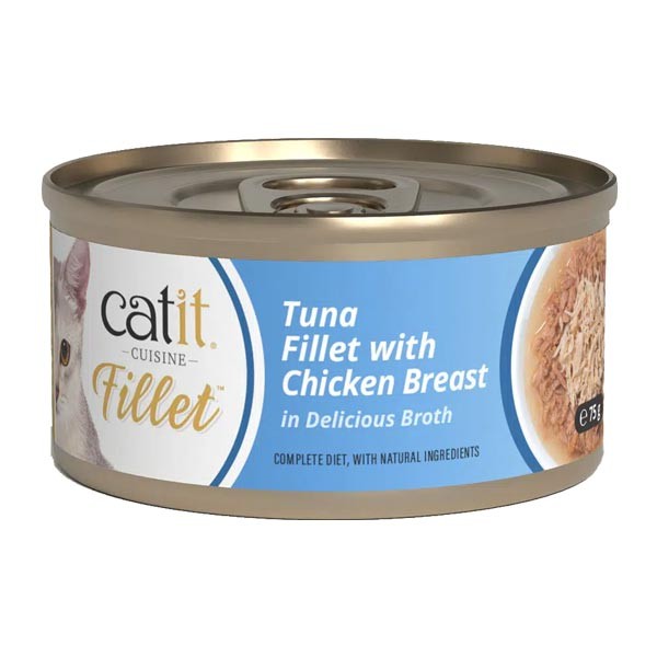 Catit Tuna Fillet with Chicken 75g 1 Catit Tuna Fillet with Chicken 75g