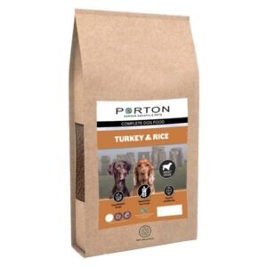 Porton Complete Turkey & Rice Gluten Free 12Kg Dry Dog Food